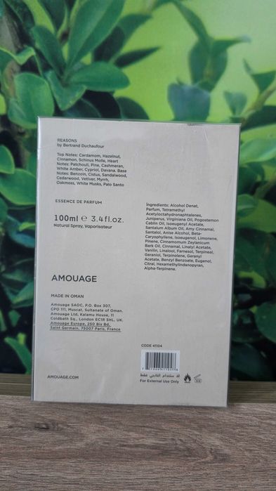 Parfum Amouage Reasons, unisex, 2024, nou, 100 ml, sigilat, intens