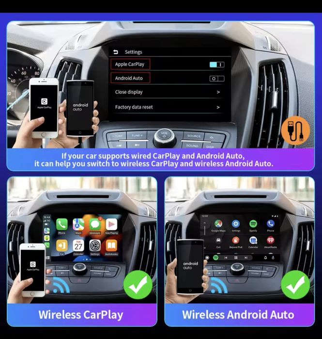 Adaptor CarPlay conectare rapida