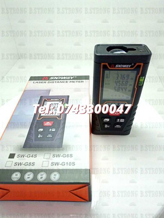 Telemetru Laser 40m Sndway Digital Portabil Usor De Manevrat