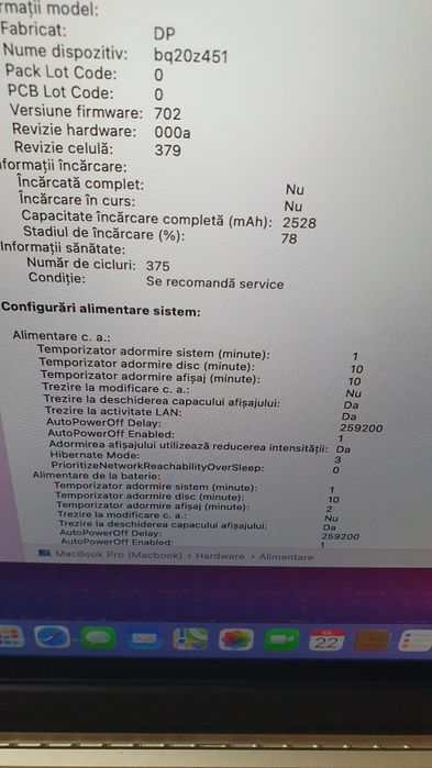 Macbook pro a1502 retina display,  i5, ssd, 128 gb