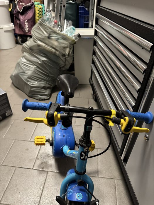 Bicicletă 14 inch 3-5 ani 500 robot b’twin