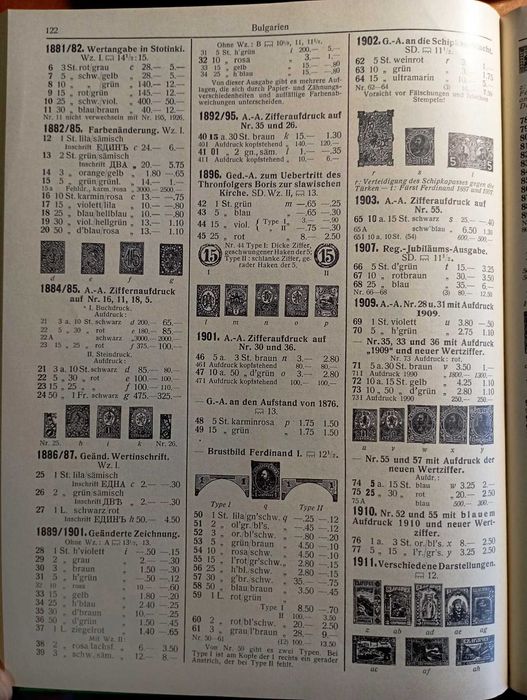 Антикварен каталог. Briefmarken - katalog Zumstein Europa 1971