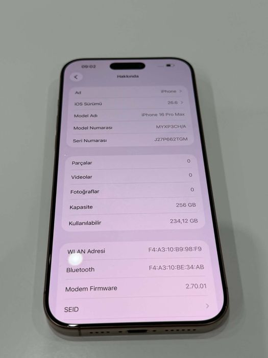 iPhone 16 Pro Max 256GB Gold