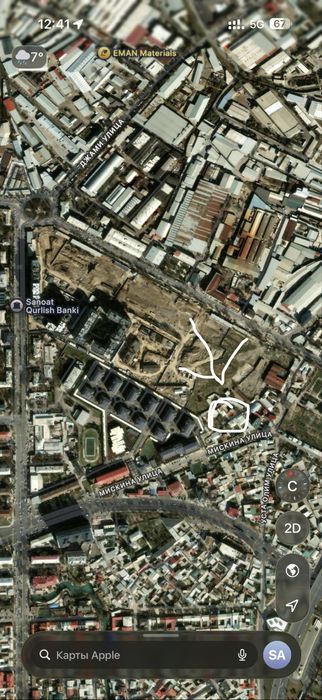 Севирний олмазор район 3 сотих ховли сотилади