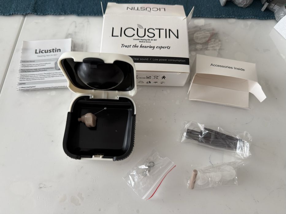 Set 2 aparate auditive Licustin JH-907 – 1 sigilat + 1 desfăcut dar nou – doar la set