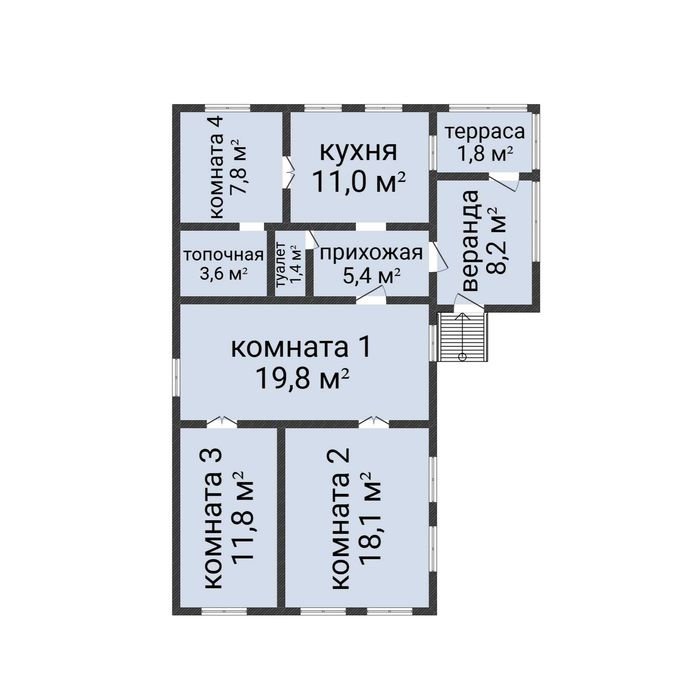 Дом в районе телевышки