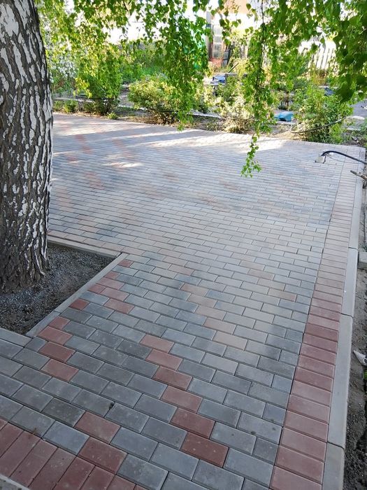 Укладка брусчатки