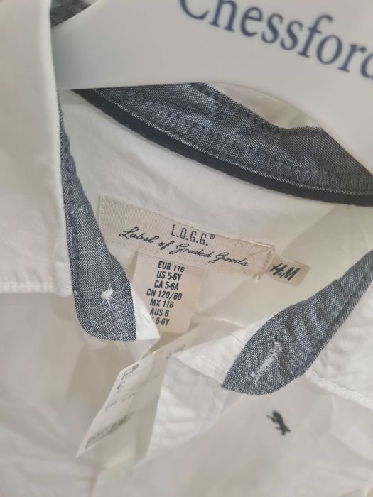 Рубашка белая школьная на мальчика