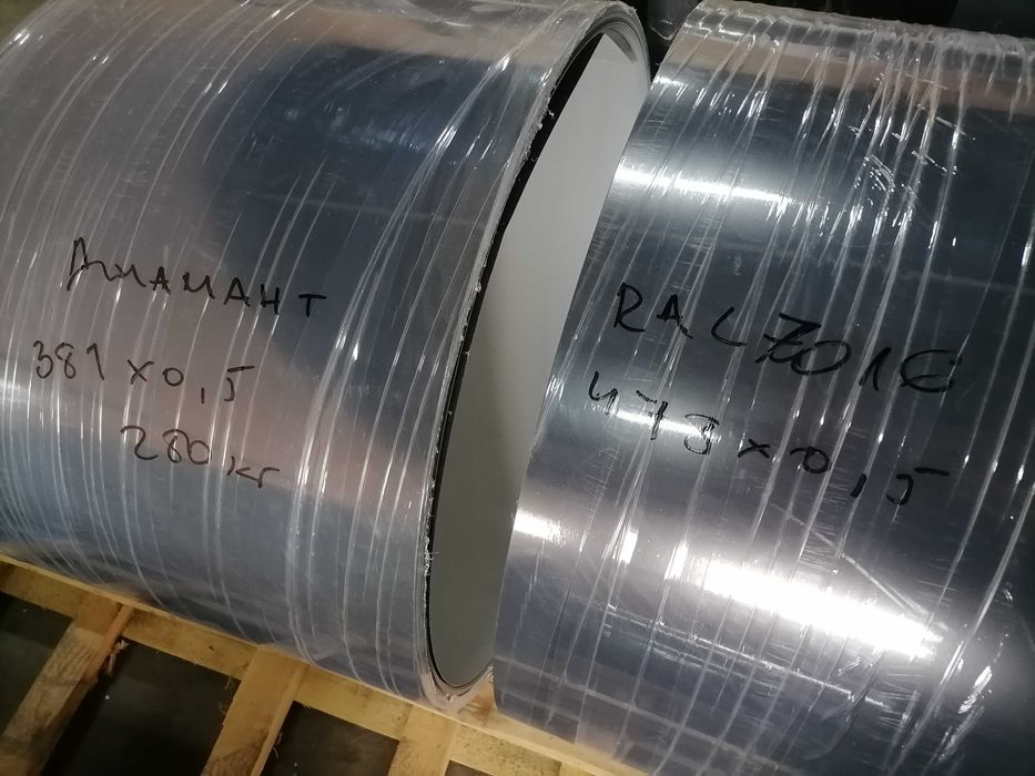 Щрипс  /ламарина с  PVC покритие лента за безшевни улуци