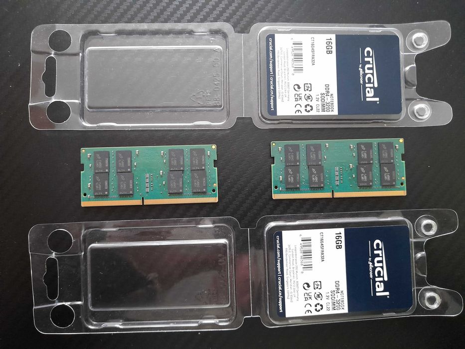 RAM DDR4 - 32GB, 16GB, 8GB - Crucial, Samsung, SK hynix - Рам памет за лаптоп
