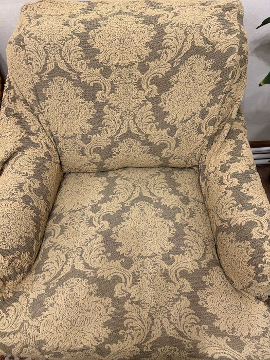 Чехол на кресло Жаккард .