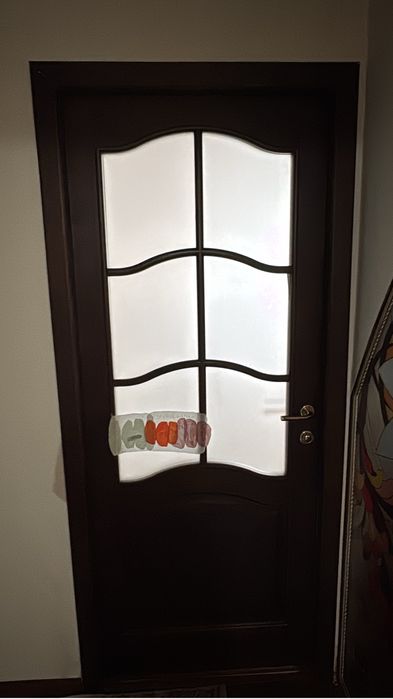 Двери коричневые