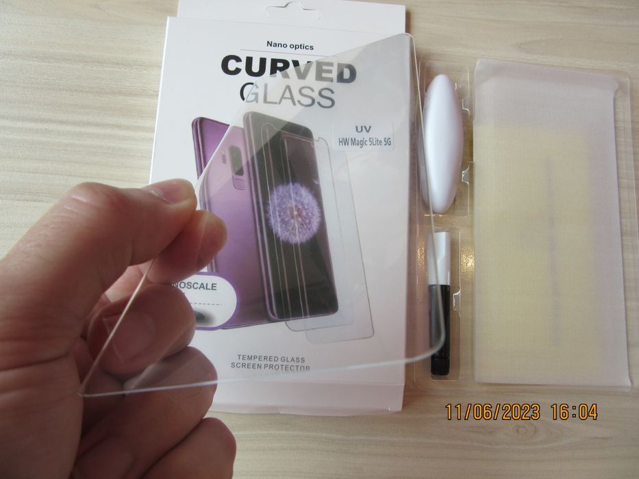 Honor Magic 5 Lite / 4 Pro / 3D UV ТЕЧНО ЛЕПИЛО Стъклен протектор