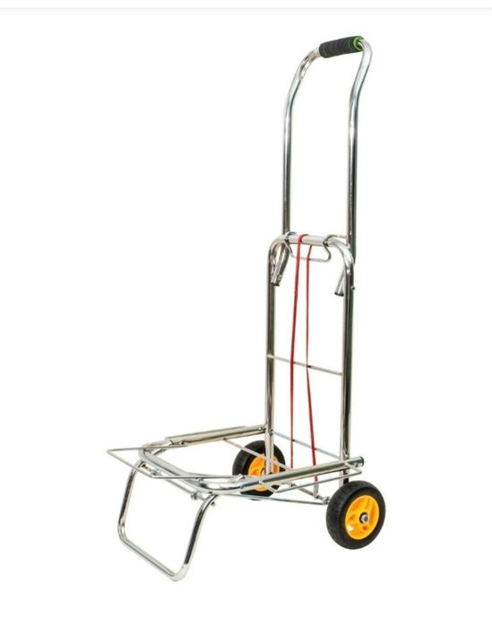 Cărucior- Liza pentru bagaje,marfa maxim 90 Kg din oțel cromat NOUĂ