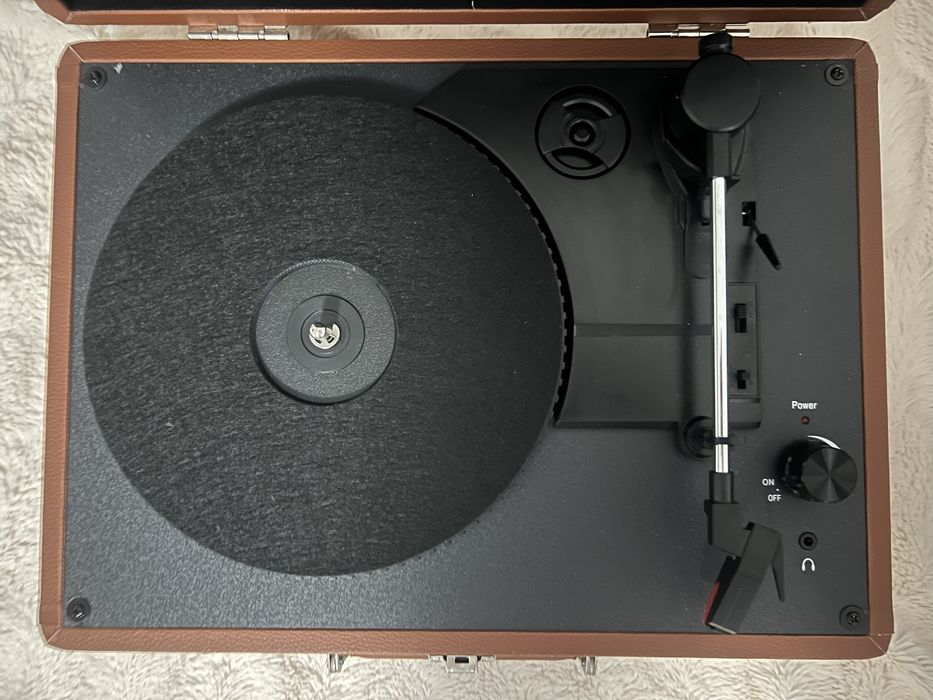 Pick-up LENCO TT-10BN, boxe integrate, maro