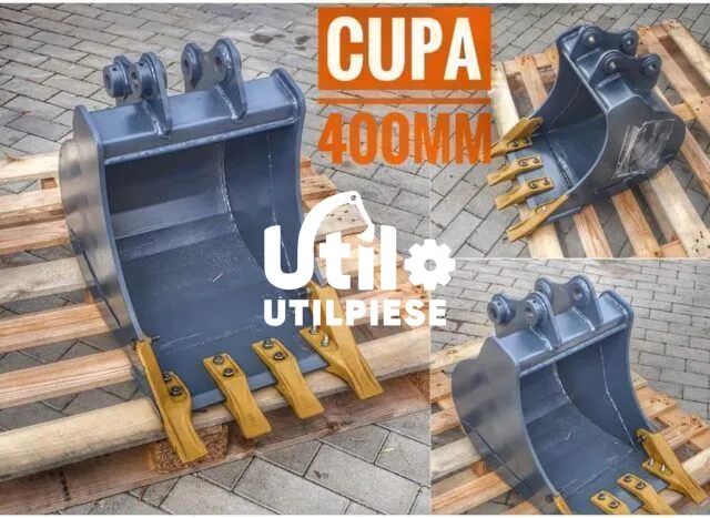 Cupa excavare 400mm Kubota KX015 KX018 KX027 KX030 KX057 + piese