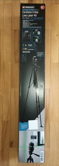 Parkside performance nivela laser verde 360° autocalibrare trepied
