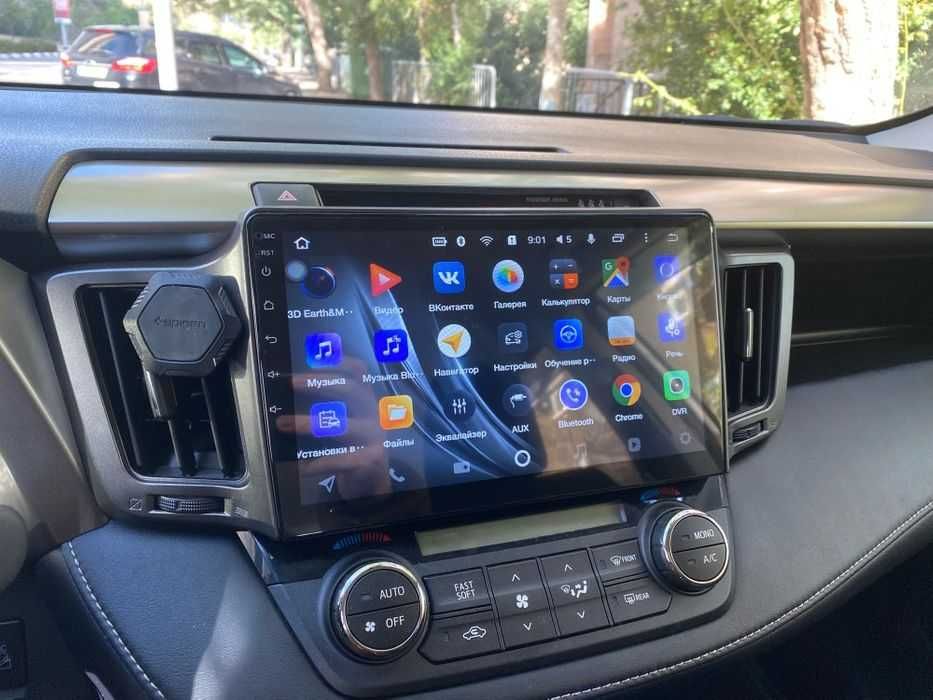 Navigatie Android 14 TOYOTA RAV 4 1/8 Gb Waze CarPlay + CAMERA