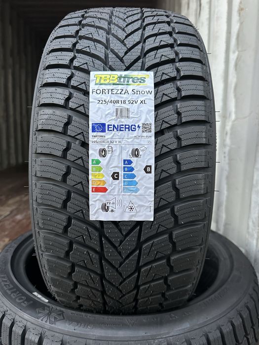 Нови Зимни Гуми TBB TIRES FORTEZZA SNOW 225/40R18 92V XL БОРД 2254018