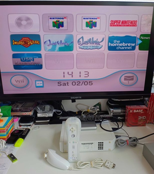consola Nintendo Wii modata + HDD jocuri