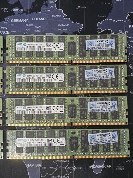 Kit 256GB RAM DDR4 ECC Registered Samsung (8 x 32GB) 2133MHz