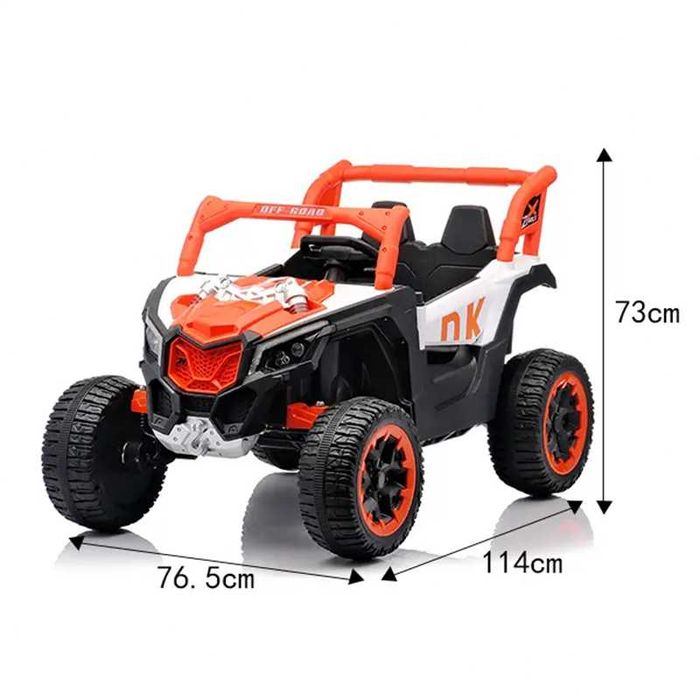 Masinuta electrica pentru 2 copii Nichiduta Off Road 4x4 roti Eva 12V cu telecomanda