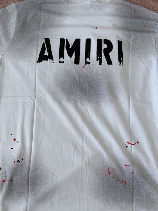 tricou amiri pictat