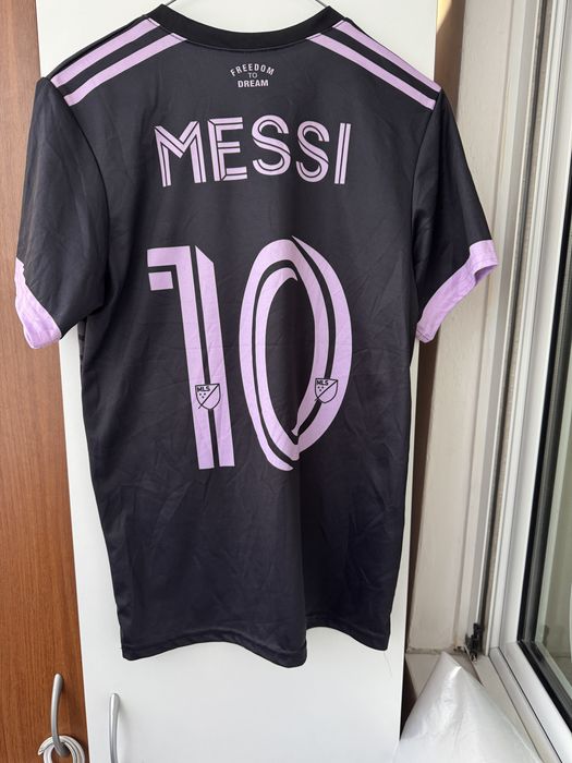 Tricou fotbal Inter Miami Messi copii