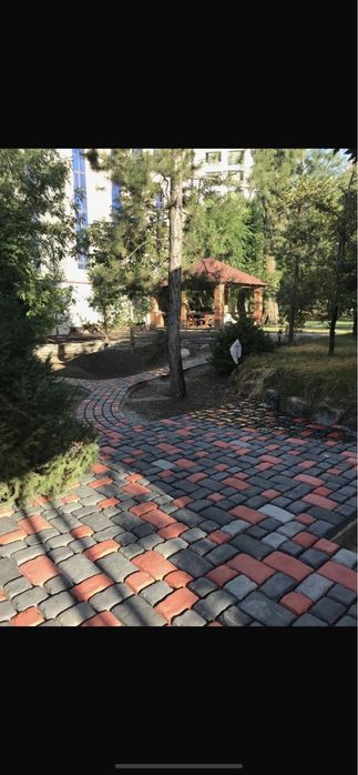 Уборка Территории Фасад Укладка брусчатки под ключ | Гарантия