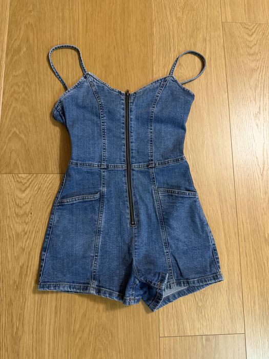 Salopeta denim bershka