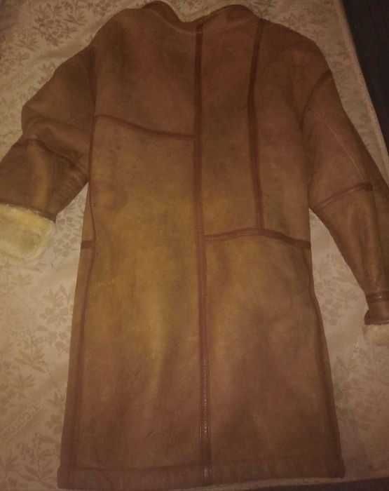 Cojoc piele și blana naturala, original FRIITALA, Finlanda, M,L,XL,2XL