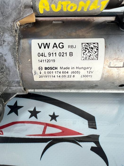 Electromotor OEM Bosch 2.0 Tdi Euro 6 Audi A4 B8 A5 F5 Vw Skoda Seat