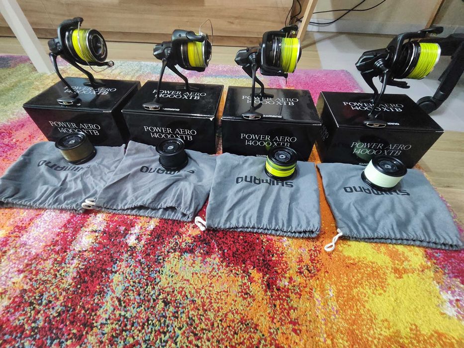 Vand 4 mulinete Shimano Power Aero 14000XTB
