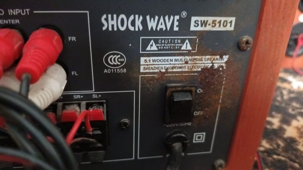 Subwoofer shoce wave  5+1