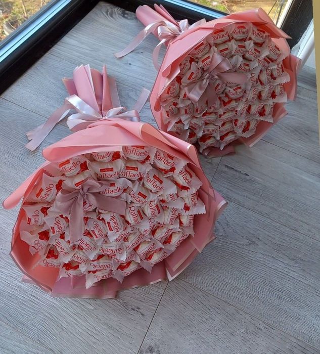 Съедобный букет из конфет