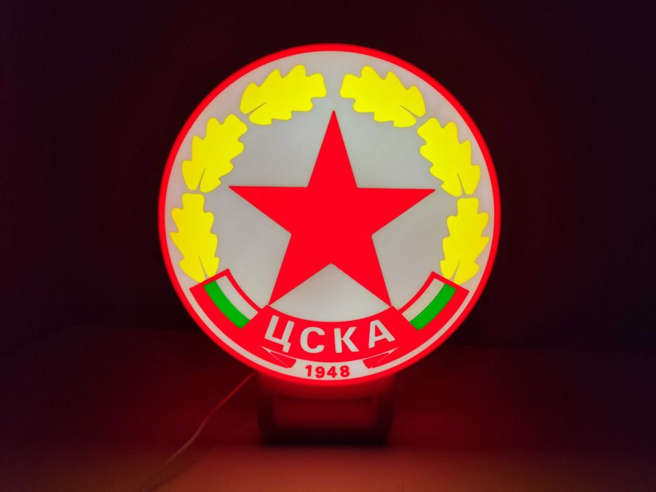 3д лампа ЦСКА(CSKA)