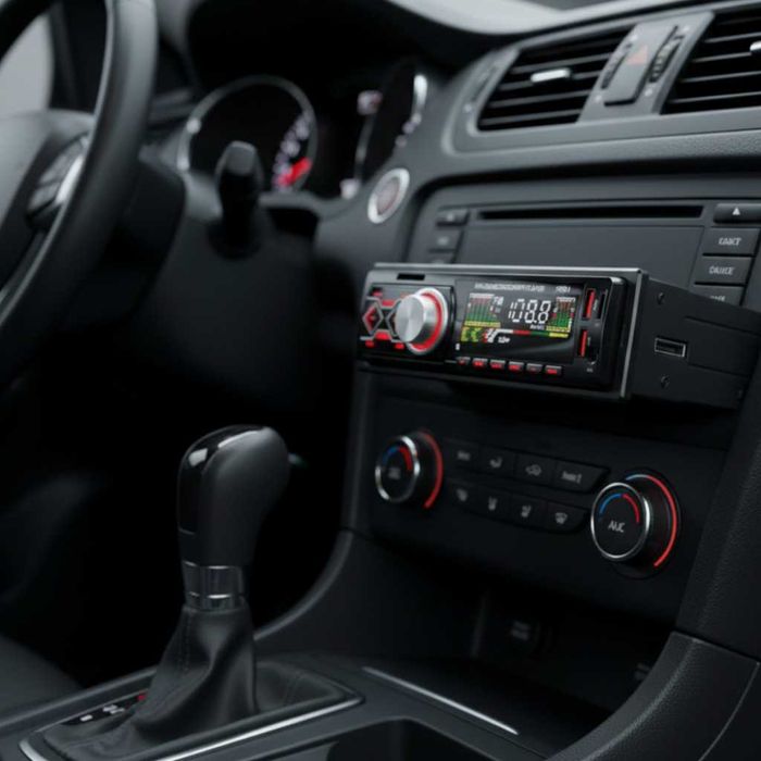 Автомобилен MP3 плеър с Bluetooth и FM радио USB,SD/MicroSD, AUX,4x50W