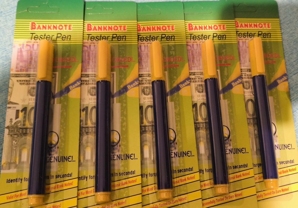 Маркер за проверка на евро банкноти