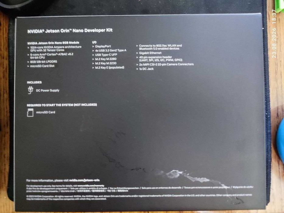 NVIDIA Jetson Orin Nano Developer Kit (8GB)