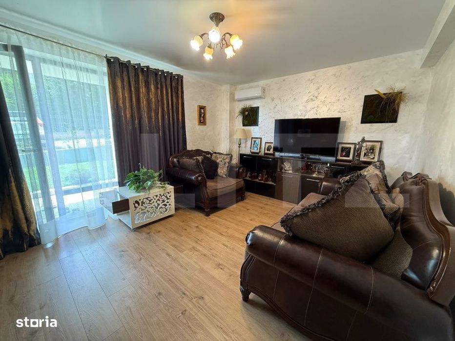 Apartament 3 camere, 68 mp, curte 135 mp, zona Rond Pacurari