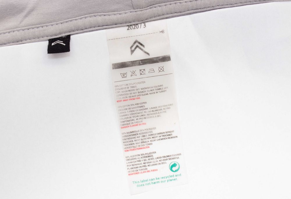 Oner Active Classic Crop Zip Hoodie дамско сиво худи суичър орърсаиз L