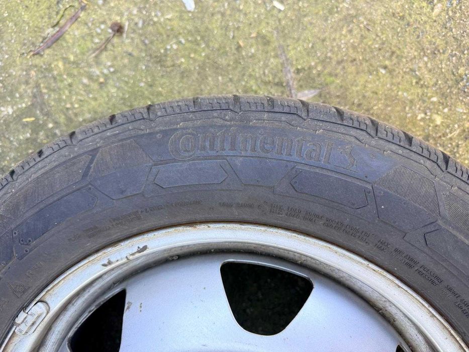 Set roți VW Transporter T5 / T6  Jante oțel anvelope iarnă Continental
