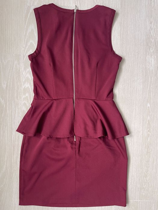 Rochie dama office H&M/ marime 36/ burgundy