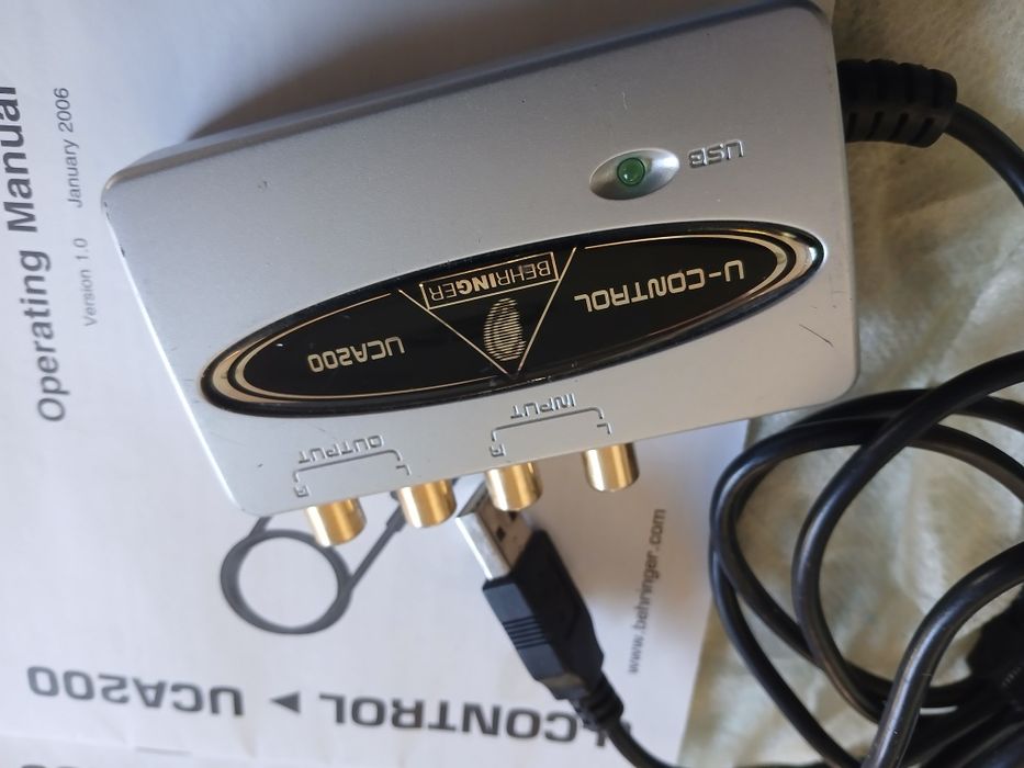 Behringer звуковая карта