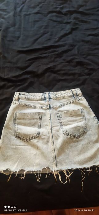 Дънкова пола  ZARA р-р S