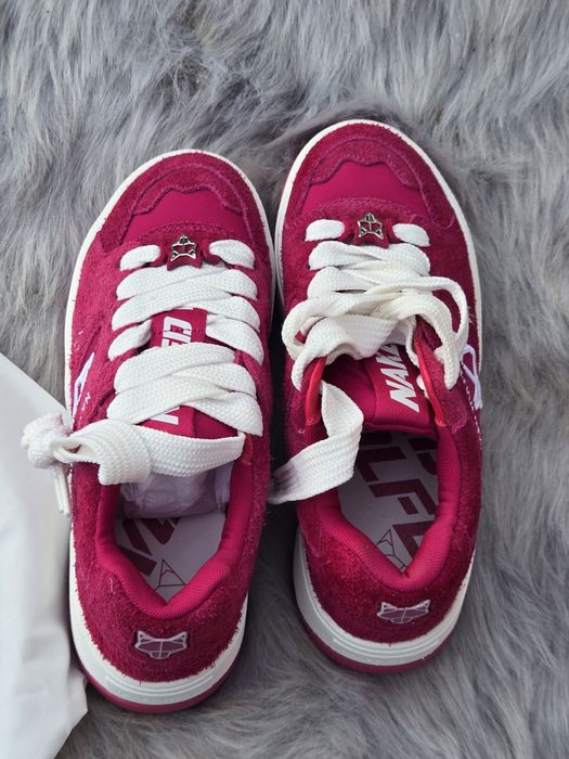 Naked Wolf оригинални дамски сникърси естествена кожа велур нови