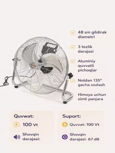 Ventilyator ZUMAA pol uchun