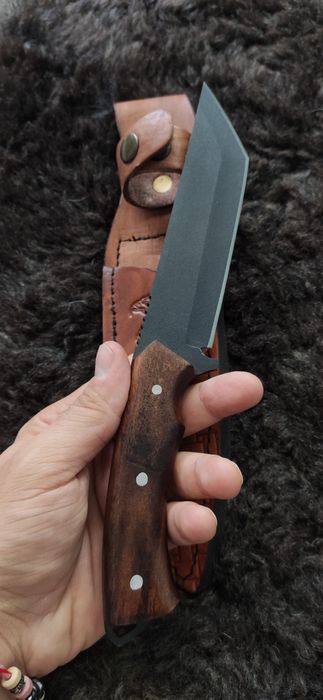 Танто ловджийски нож  / Корен отех / Ръчна изработка