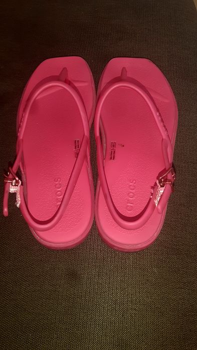 Sandale cauciuc roz Crocs