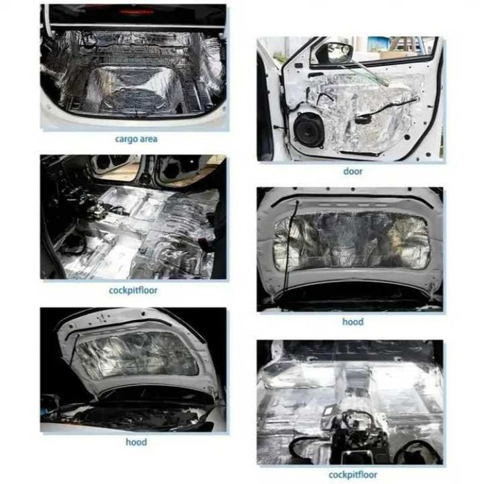 Самозалепваща Шумоизолация Топлоизолация за кола 5мм , 10мм и 20мм